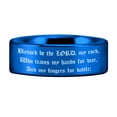 thumbnail image 6 of Tungsten Psalm 144:1 Ring, 6 of 7