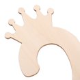thumbnail image 3 of WHAMVOX 5PCS Baby Hanger Light Yellow Wooden for Children Clothes Hanging System, 3 of 8