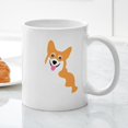 thumbnail image 3 of CafePress - Cute Corgi Dog Mugs - 11 oz Ceramic Mug - Novelty Coffee Tea Cup, 3 of 4