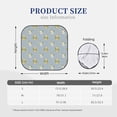 thumbnail image 3 of Saiise Baby Elephant Giraffe for Foldable Car Sun Shades (2-Pack) Offer Sun Protection with an Easy-fold Design for Convenient Windshield Shading-Small, 3 of 6