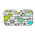 thumbnail image 7 of Balery Funny Dinosaurs on Stripes Print Car Windshield Sun Shade,Windshield Sunshade for Car Pickup Truck SUV Accessories-Small, 7 of 7