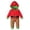 00-Red489, variant on Newborn Boy's Full Zip Romper Elf Hood Accent Long Sleeve Stripe Print Jumpsuits Daily Bodysuit