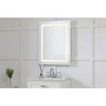 thumbnail image 2 of Elegant Decor MRE-6013 LED Electric Mirror Rectangle W24 Inches H30 Inches Dimmable 3000K, 2 of 2