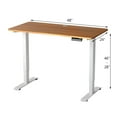 thumbnail image 2 of Costway Bureau Debout Électrique Réglable Poste de Travail Debout avec Commande Érable, 2 of 10