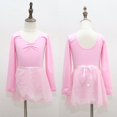 thumbnail image 1 of Ropa de baile para niñas, mujeres, primavera y otoño, manga larga, verano, manga corta, ropa de práctica para niñas, vestido con volantes, ballet para niñas, 1 of 2