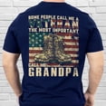thumbnail image 5 of FLAGWIX Call Me Grandpa T-shirt, T-shirt Gifts For Grandpa, American Graphic Printed Tee, Veteran Grandpa T-shirt, 5 of 5