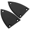 thumbnail image 2 of Miangastore 2pcs Truss Rod Cavity Cover Plate Triangle Rod Cover Replacement Electric Guitar Parts, 2 of 9