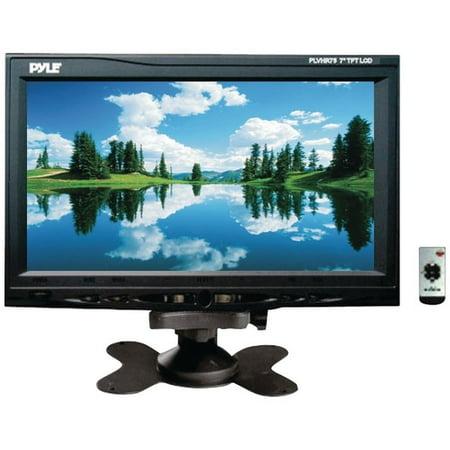 Pyle® 7" Headrest Monitor With Stand & Headrest Shroud