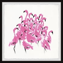 Marmont Hill Flamingo Birds Framed Art Prints