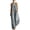 Gray Dress, variant on Miluxas Women's Lightweight V Neck Sleeveless Maxi Dress A Line Casual Loose Flowy Long Dress with Pockets Soft Breathable Beach Vacation Outfits White