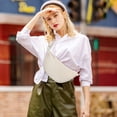 thumbnail image 4 of Small Nylon Crescent Crossbody Bag  Half Moon Shape Bag  Dumpling Bag with Adjustable Strap, 4 of 6