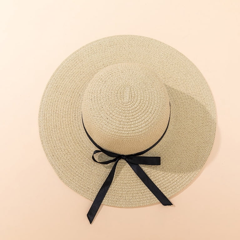 Hats for Women, Yigetop Womens Wide Brim Sun Hat with Wind  display picture 1