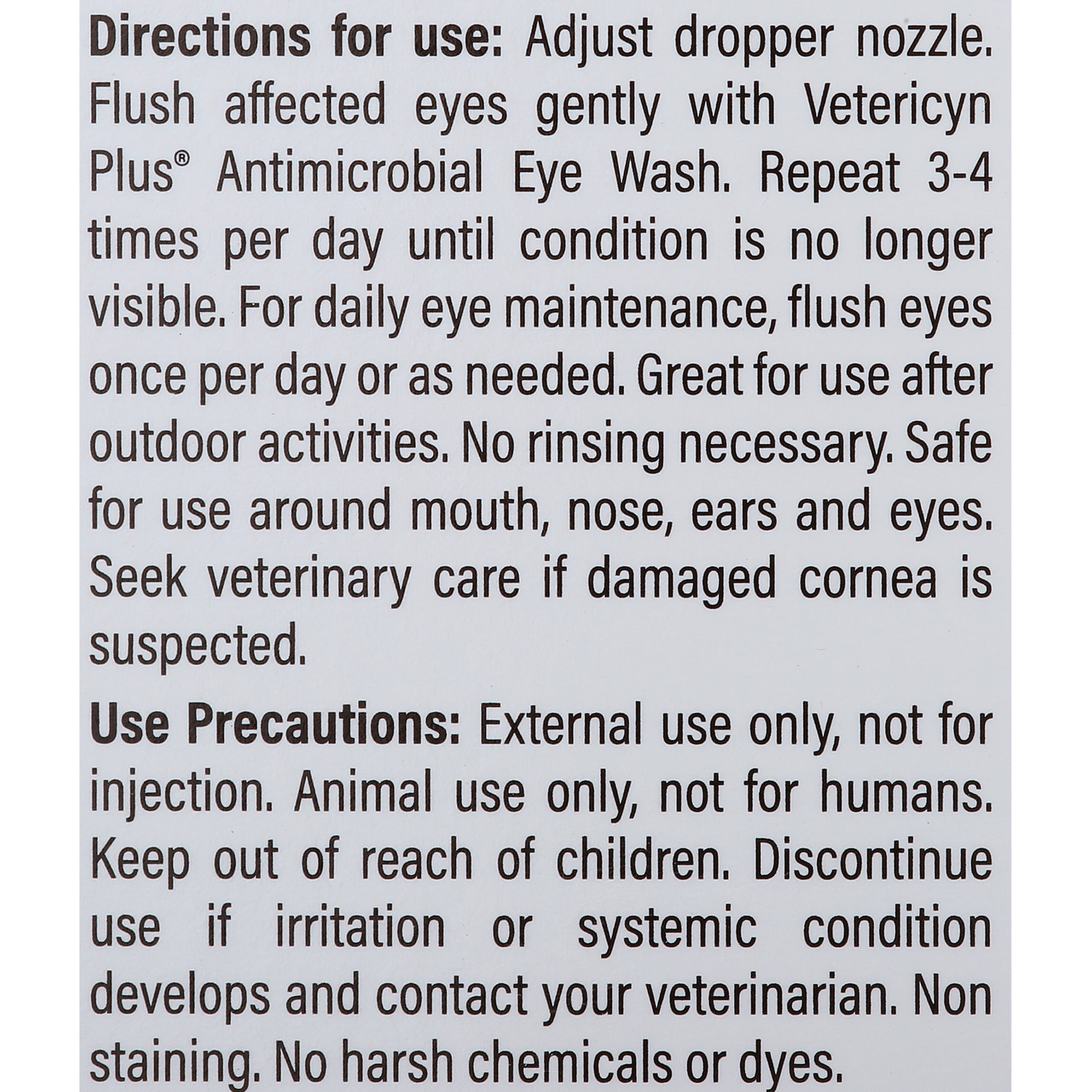 Vetericyn Plus All Animal Eye Wash. 3 fl. oz.