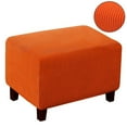 thumbnail image 1 of Sexy Dance Slipcover Stretch Protector Soft Universial Multi Colors Footrest Cover Waterproof Polyester Rectangle Larger Size Folding Orange Checked Hairpin Stool Set S Code Trumpet, 1 of 2