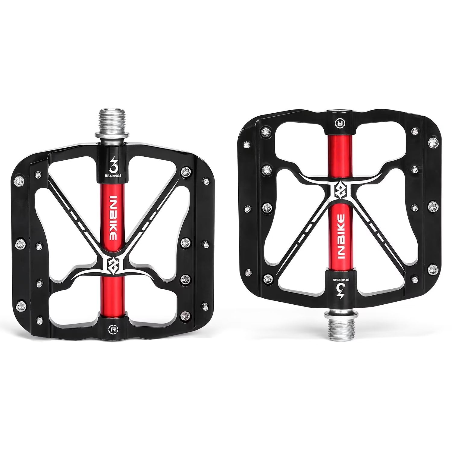 INBIKE Mountain Bike Pedals MTB Pedals Bicycle Flat Pedals