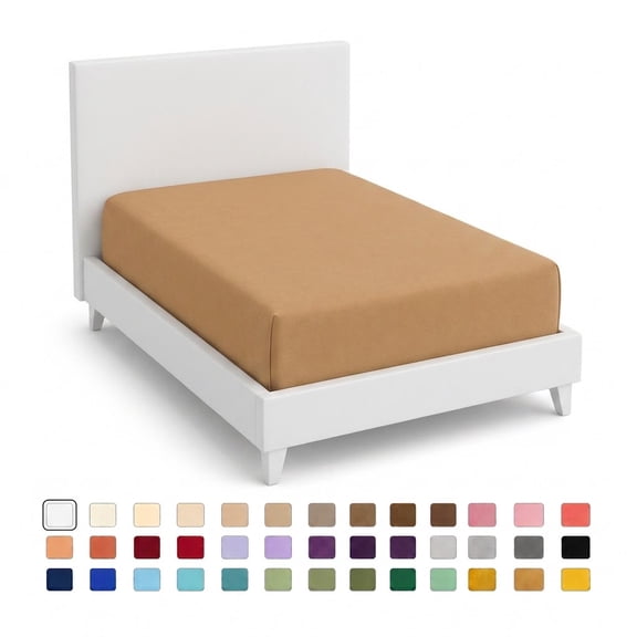 1500 Thread Count 1-Piece Fitted Sheet