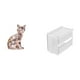 thumbnail image 1 of Estatua De Gato De Acrílico, Figura Decorativa, Escultura Animal, Arte Artesanal, Adorno, Dispensador De Toallas De Papel Moderno, Soporte De Papel Higiénico Para Montar En La Pared., 1 of 8