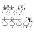 thumbnail image 2 of AFX - Laney - 2 Light Bath Vanity In Modern Style-10.1 Inches Tall and 8.1, 2 of 2