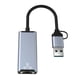 thumbnail image 5 of Seitruly Adaptador LAN Ethernet RJ45, dispositivo convertidor pequeño, accesorio de ordenador, equipo de tarjeta de red de 100/1000Mb, accesorios 1000M 2piezas, 5 of 6