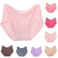 thumbnail image 4 of Underwear For Women Solid Color High Waisted Underwear Ladies Panties Sexy Soft Elasticity Stretch Briefs, 4 of 4