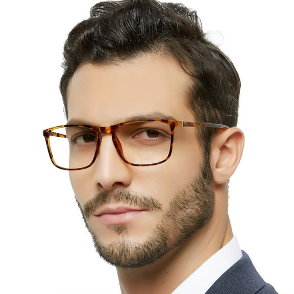 MARE AZZURO Lightweight Reading Glasses Men Designer Readers 1.0 1.25 1.5 1.75 2.0 2.25 2.5 2.75 3.0 3.5 4.0 5.0 6.0 (Tortoise, 250), Polycarbonate Lens