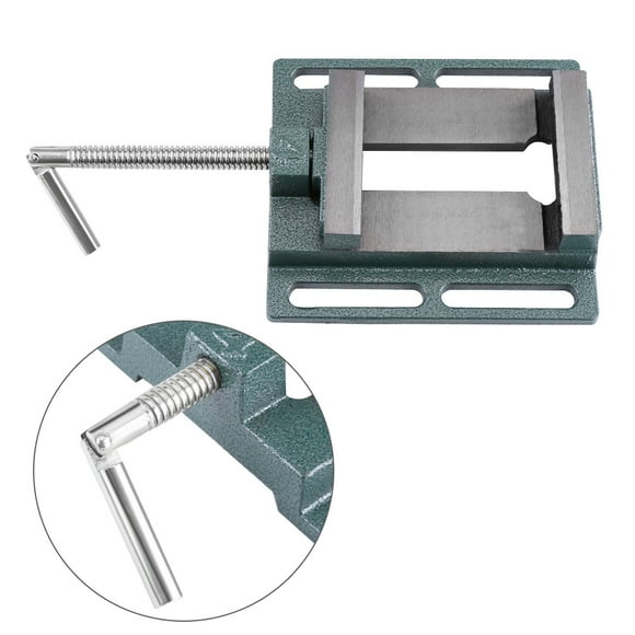 Drill Press Vise Heavy Duty 6 Inch Cast Iron Vise High Clamping Force for Workbench Benchtop Drill Presses Milling Machine