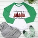 thumbnail image 4 of Camiseta de Navidad para mujer, temporada festiva, regalo para amantes, camiseta de manga larga, camiseta con costuras a juego de colores para mujer Pompotops  gfhjh4615, 4 of 7