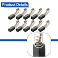 10pcs Power Tool Carbon Brush Electric Hammer Angle Grinder Graphite