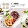 thumbnail image 2 of Biodegradable Lunch Box Meal Prep Boxes Disposable Food Bento Cake Portable Holder Salad Wrapping with Cover, 2 of 6