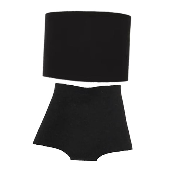 Figura de acción de accesorios de ropa de moda de colección de ropa femenina a escala 1/6 Negro