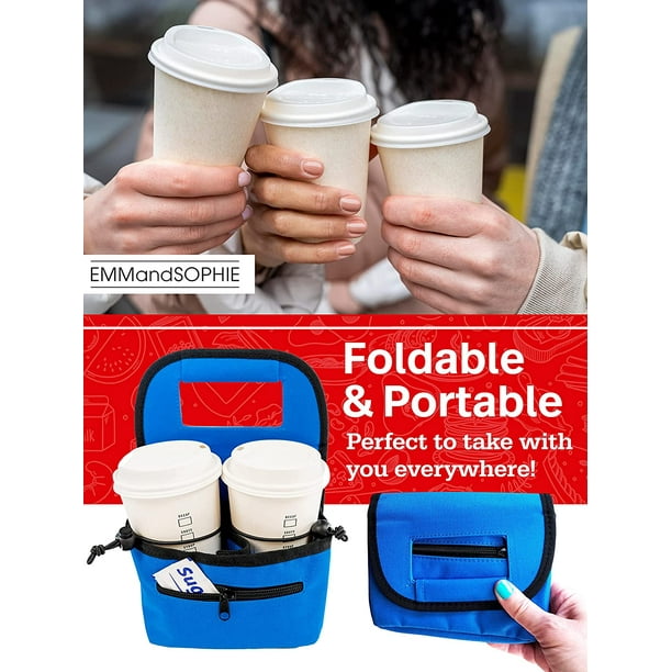 Drink Caddy Portable Drink Carrier and Reusable Coffee Cup Holder