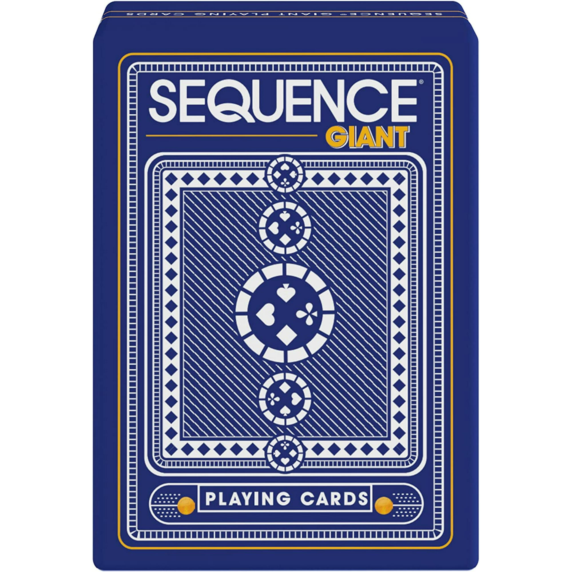 Jumbo Sequence Game - Tube Edition with Cushioned Mat, Cards and