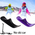 thumbnail image 4 of 2pcs Winter Practical Universal Ski Board Replacement Black Sled 2 In 1 Outdoor Sports Direct Fit Scooter Parts With Attachment, 4 of 5