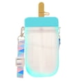 thumbnail image 1 of Wangscanis Water Bottle, Translucent Water Cup with Straw and Shoulder Strap, 1 of 8