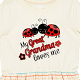 thumbnail image 4 of Inktastic My Great Grandma Loves Me with Cute Ladybugs Girls Toddler Dress, 4 of 5