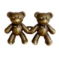 thumbnail image 2 of Eoperou 1 Pair Belt Buckles Cartoon Bear Shape Waist Adjustment Waist Fixed Clips Brooched Skirt Cardigan Pin Pants Waist Stainless Pants Waist Fixers, 2 of 7