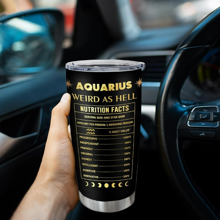 Aquarius Gifts Tumbler 20OZ, Astrology Gifts For Women, Aquarius