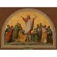 thumbnail image 2 of Romain Cazes 18x14 Gold Ornate Wood Frame and Double Matted Museum Art Print Titled - The Mission of the Apostles (1868), 2 of 4