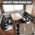 thumbnail image 2 of Qpednta Mountain American Flag RV Dinette Cushion Covers Stretchable Washable RV Sofa Covers Loveseat Sofa Chair Covers Easy Installation for RVs Camper Car Bench, 2 of 7