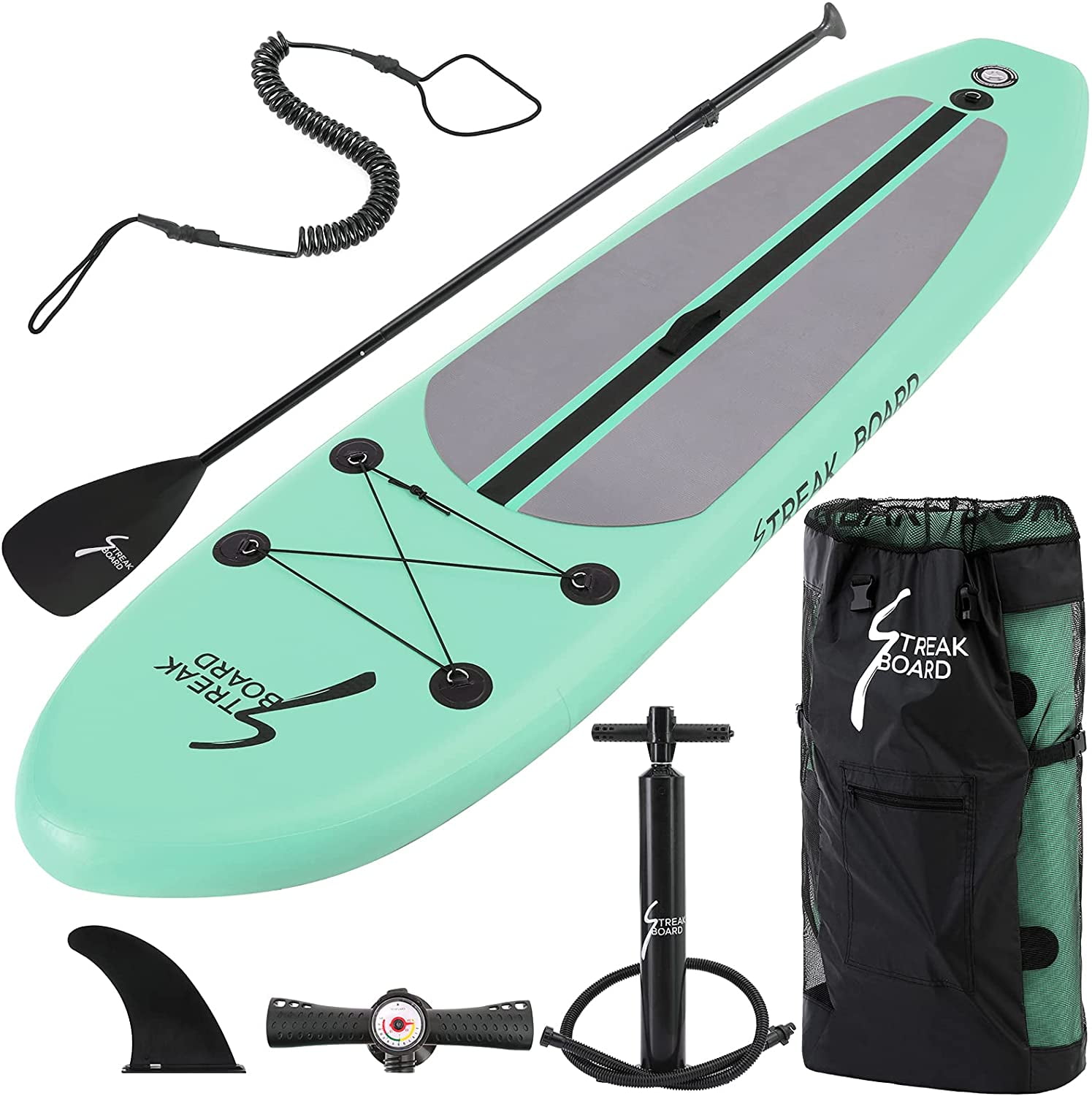 streakboard Inflatable Paddle Board Stand Up Paddle Board SUP with
