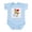 Sky Blue, variant on CafePress - I Heart (Love) French Fries Infant Creeper - Baby Light Bodysuit, Size Newborn - 24 Months