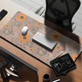 thumbnail image 2 of Long Mouse Pads for Desk,Pioneer Flower Floral Print Pattern Desk Mats on Top Of Desks, Desk Mouse Pad Extra Large with 3mm Non-Slip Base and Stitched Edge for Gaming,Office,Work,Home 35.4"x15.7", 2 of 6