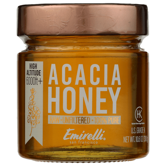 Pack of 6 Emirelli Acacia Honey 10.6 oz
