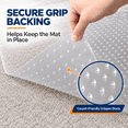 thumbnail image 5 of Furnibear Office Chair Mat for Carpet Floors, 36x48 Heavy Duty Computer Chair Mat for Rolling Work, Clear, 5 of 10