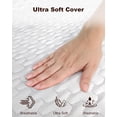 thumbnail image 4 of Memory Foam Mattress Topper Twin XL, 2 inch Dual Firmness with High-Density Foam for Dorm Beds, Breathable and Washable Bamboo Cover, CertiPUR-US, 4 of 7