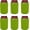 Neon Green, variant on Blank Neoprene Full Bottom Can Coolie (Variety Color 6 Pack)