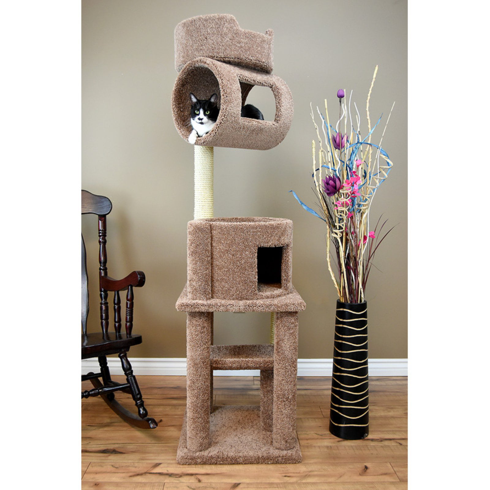 modern cat tower