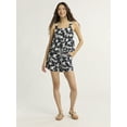 thumbnail image 2 of Time and Tru Women's Linen Blend Tank Top and Shorts Set, 2-Piece, Sizes XS-4X, 2 of 5