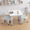 deep Gray, variant on EastVita Kids Table and 2 Chairs Set, Height Adjustable Toddler Table and Chair Set, Graffiti Desktop, Children Multi-Activity Table for 2, Kids Study Table for Home Daycare Preschool for Ages 2-8