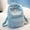 lightblue, variant on Vintage School Bookbag, Travel Laptop Backpack, Corduroy Backpack, Casual Daypack for College
